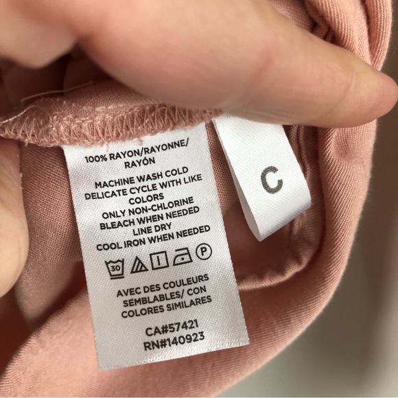 LOFT Pink Long Sleeved Blouse - Picture 6 of 7